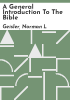 A_general_introduction_to_the_Bible