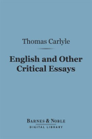 English_and_other_critical_essays