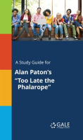 A_Study_Guide_for_Alan_Paton_s__Too_Late_the_Phalarope_
